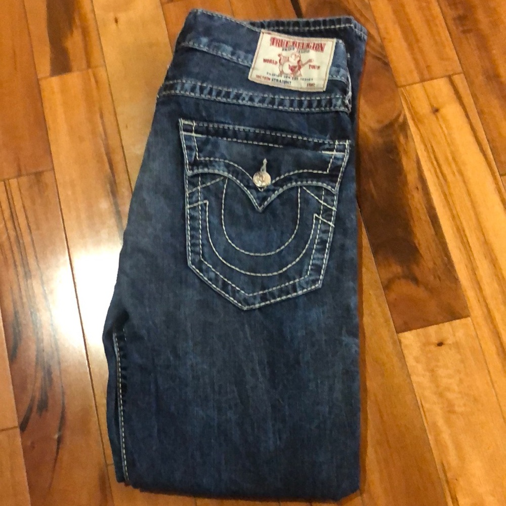 Men’s True Religion Jeans.